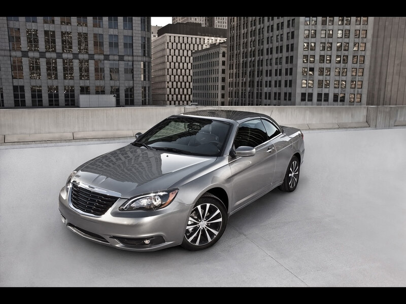 Silver Convertible Car — Gray, Urban