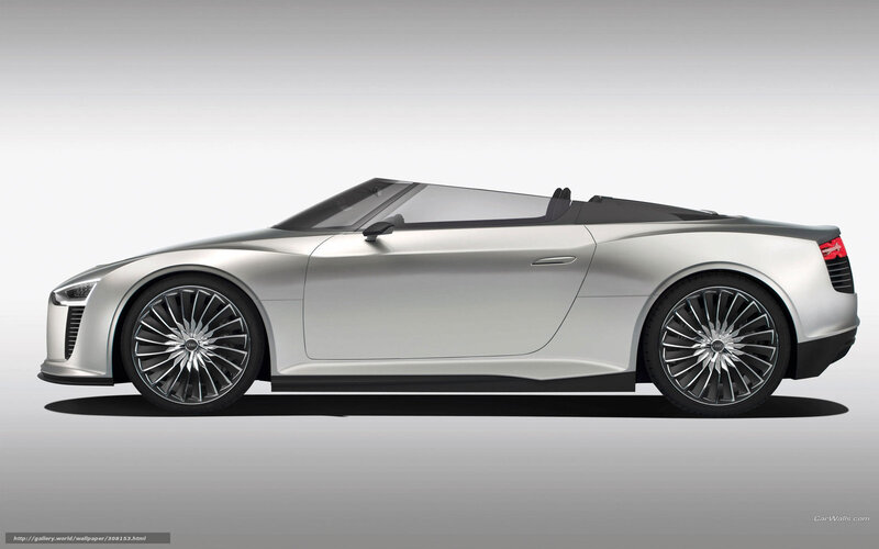 Silver Convertible Car — Neutral, 3d Render