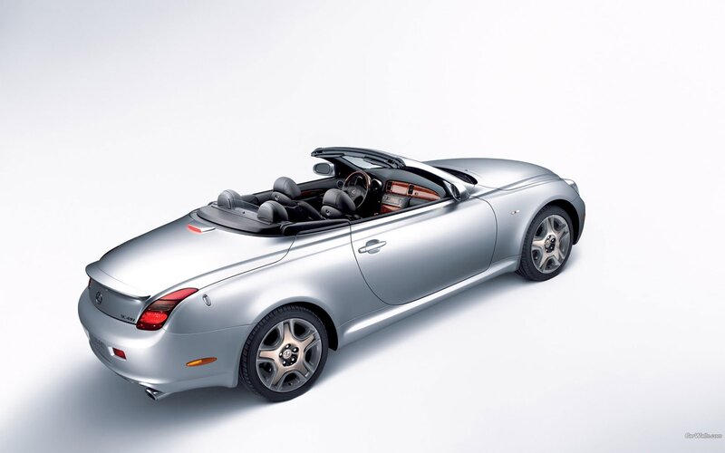 Silver Convertible Car — Neutral, Photograph, Car Interior, Steering Wheel