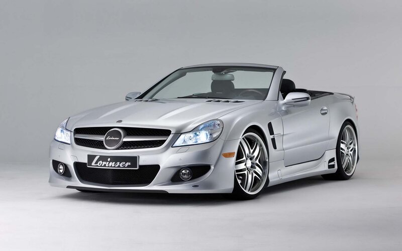 Silver Convertible Car — Neutral, Photograph, Grille, Black