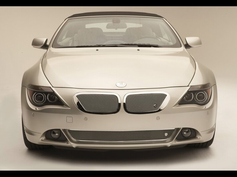 Silver Convertible Car — Neutral, Photograph, Grille