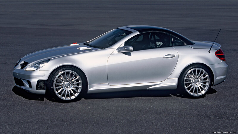 Silver Convertible Car — Neutral, Photograph, Tarmac