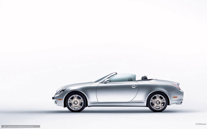 Silver Convertible Car — Neutral, Photograph, Wheel, Side Mirror