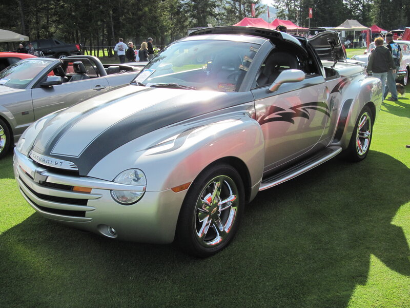 Silver Convertible Car — Outdoor, Afternoon