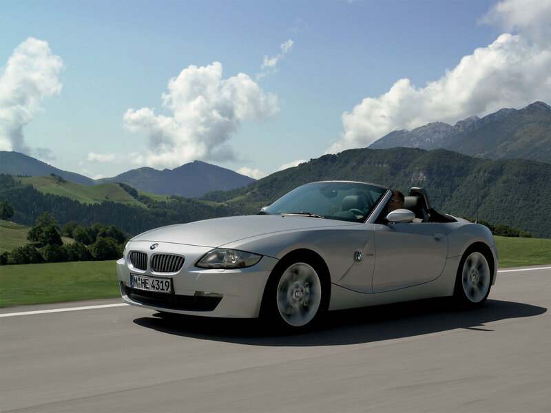 Silver Convertible Car — Serene, Afternoon, Photograph, Driver, Mountains, Road