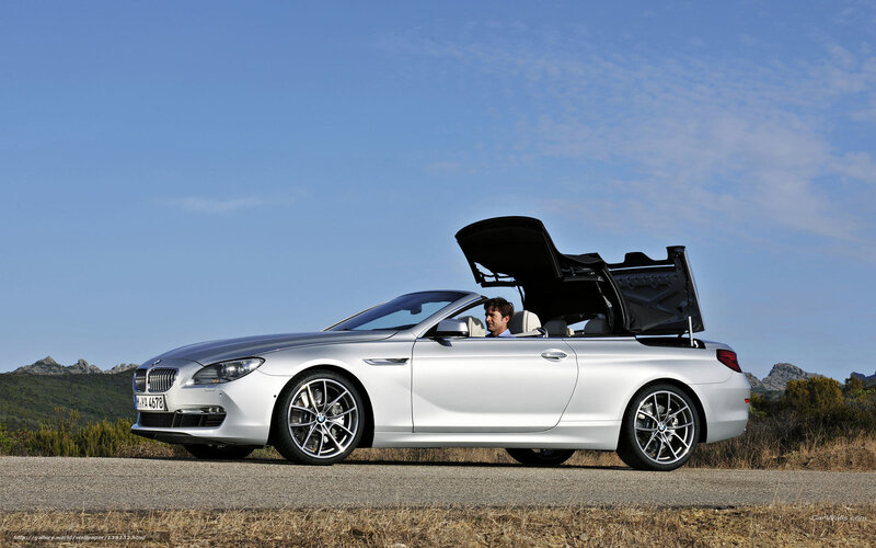 Silver Convertible Car — Serene, Afternoon, Photograph, Man