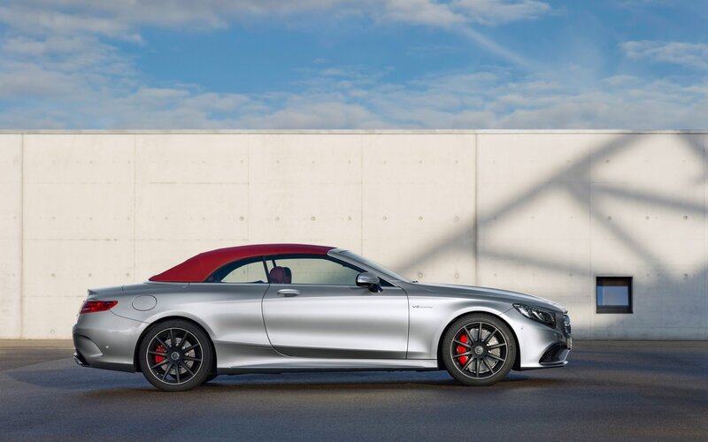 Silver Convertible Car — Serene, Afternoon, Photograph, Red Interior