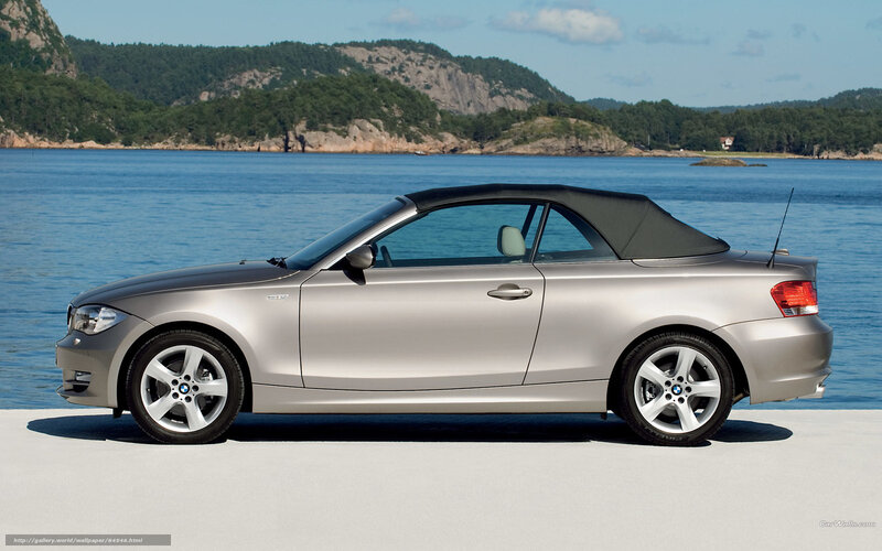 Silver Convertible Car — Serene, Afternoon, Photograph, Sea, Mountain