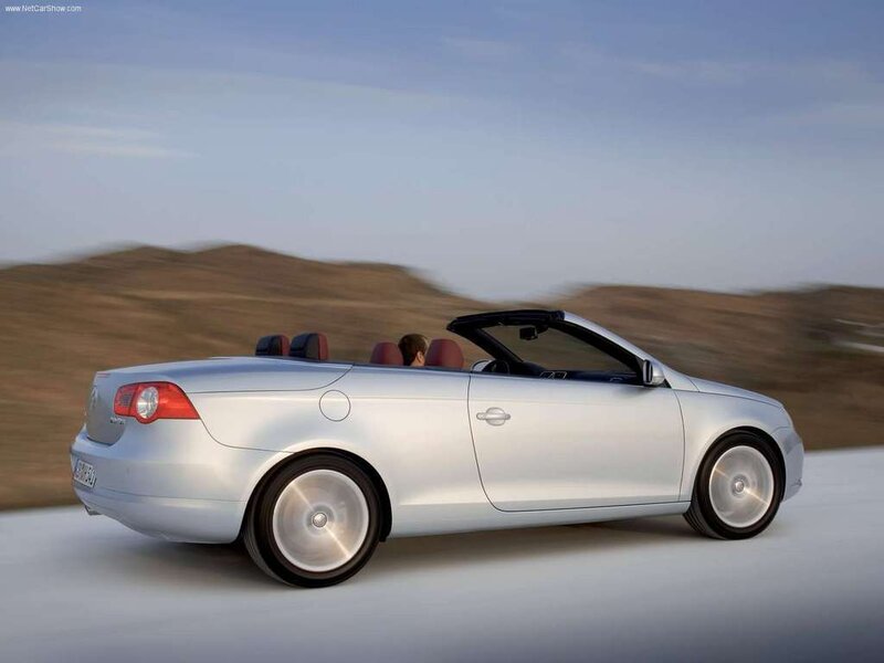 Silver Convertible Car — Serene, Afternoon