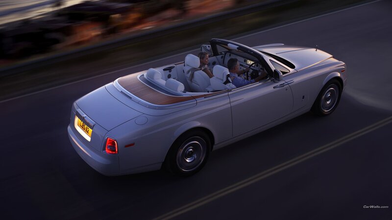 Silver Convertible Car — Serene, Night