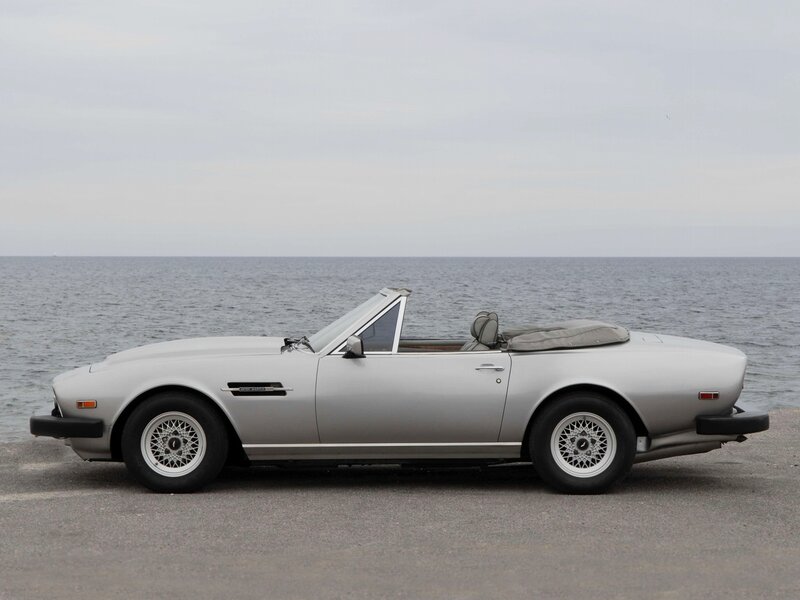 Silver Convertible Car — Serene, Photograph