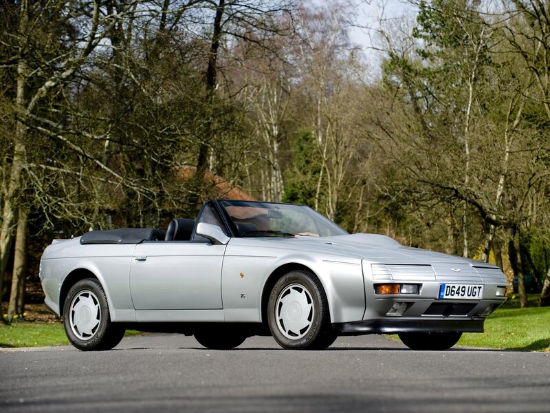 Silver Convertible Car — Serene, Spring