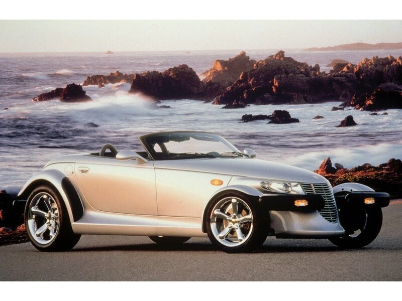 Silver Convertible Car — Serene, Sunset, Photograph, Ocean