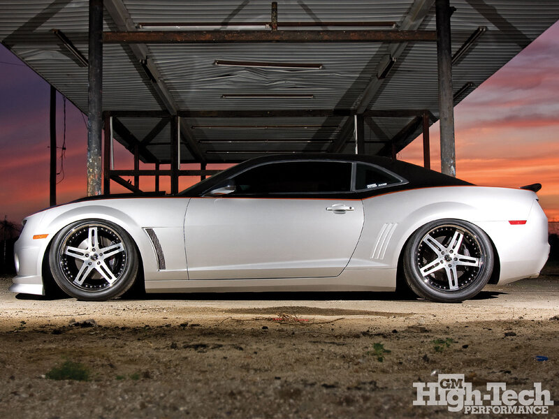Silver Convertible Car — White, Dramatic, Sunset