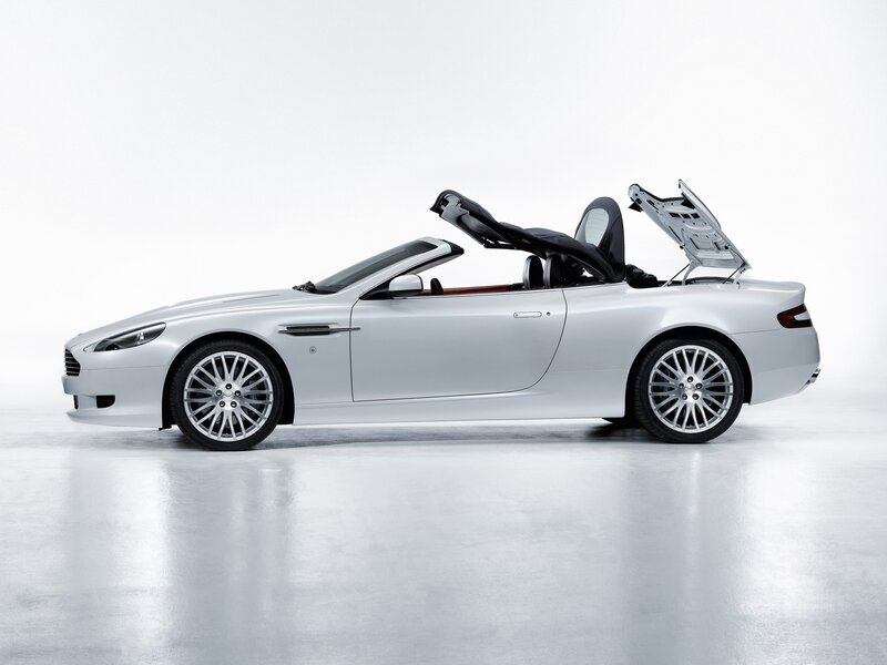 Silver Convertible Car — White, Neutral