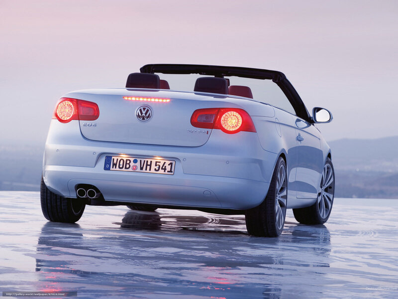 Silver Convertible Car — White, Serene