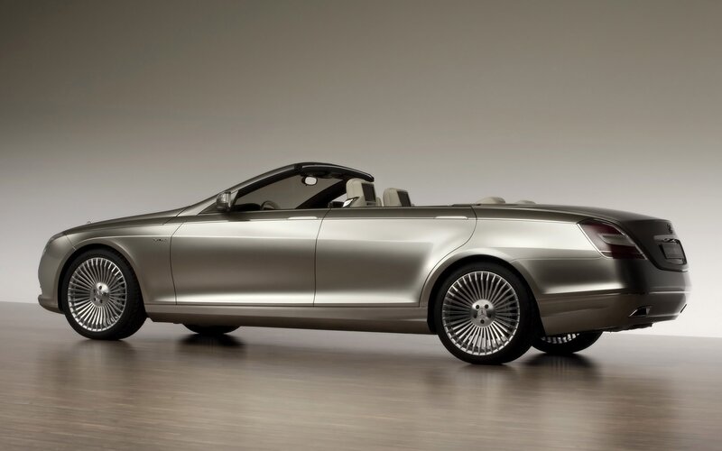 silver convertible concept car