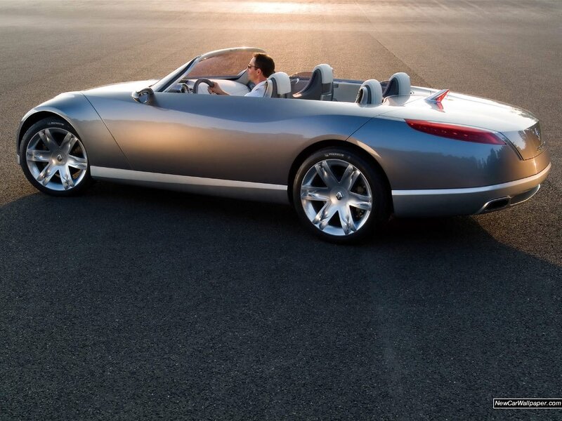 silver convertible concept car