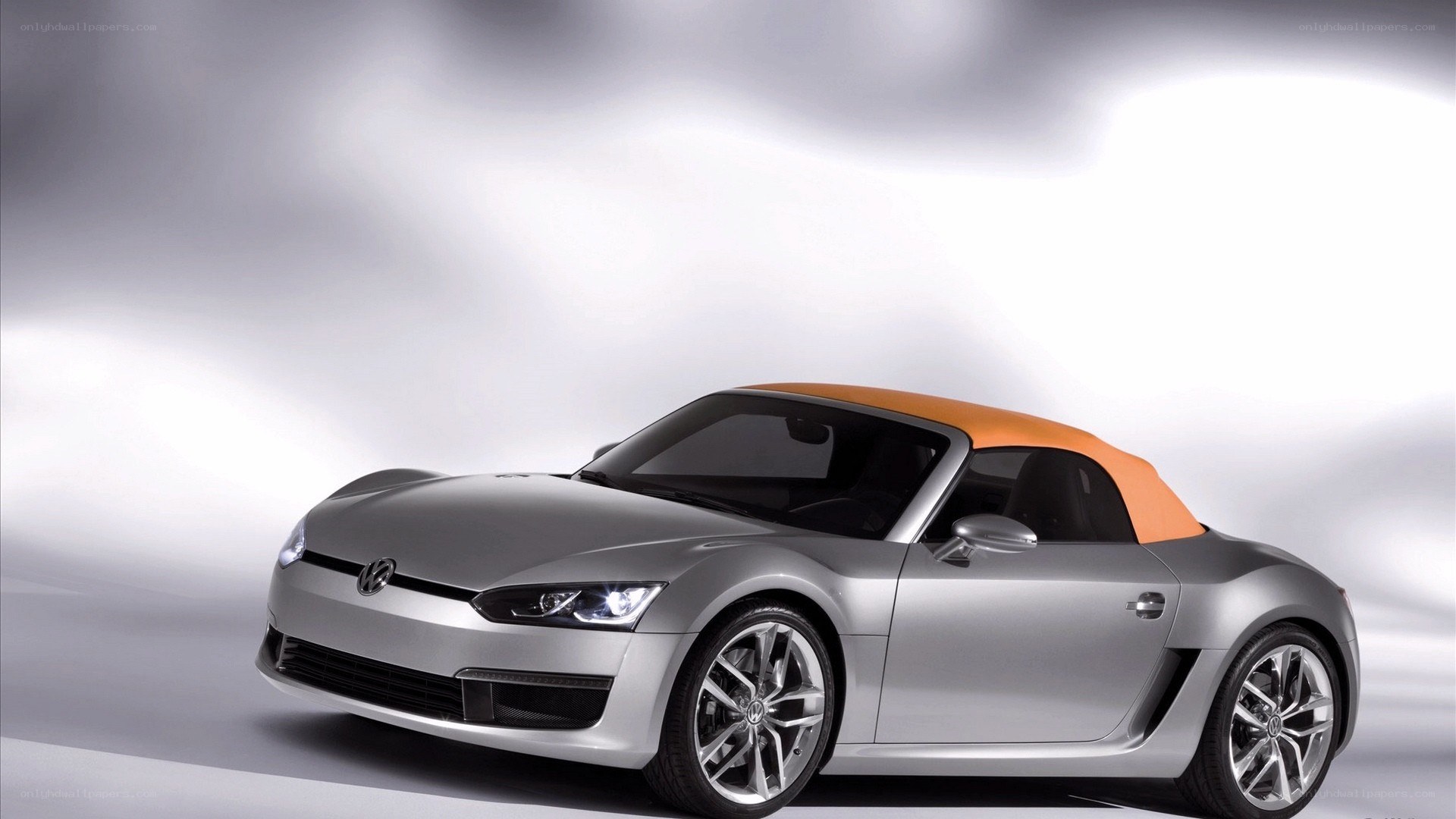 silver convertible concept car