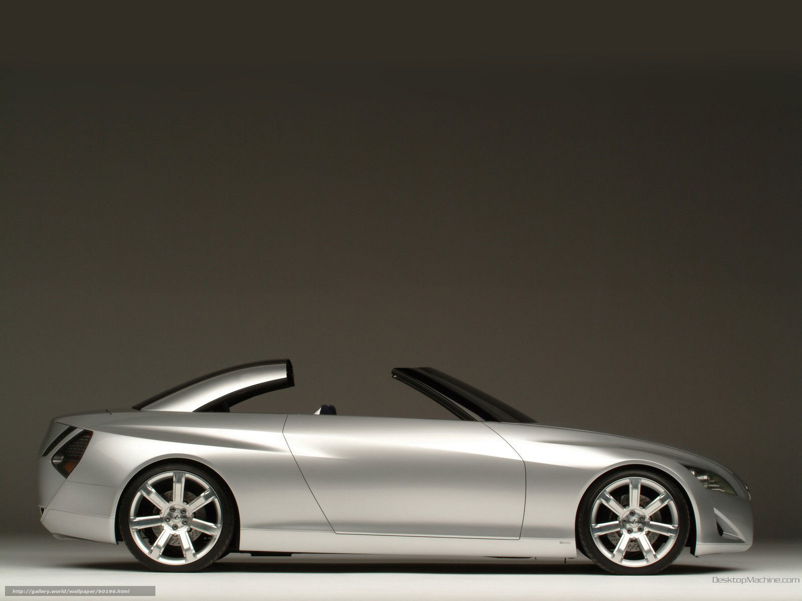 silver convertible concept car