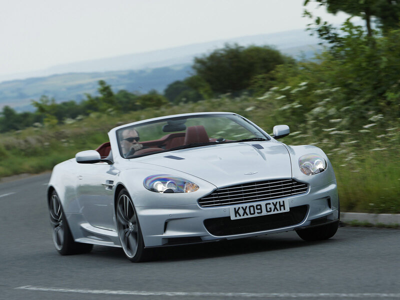 silver convertible sports car