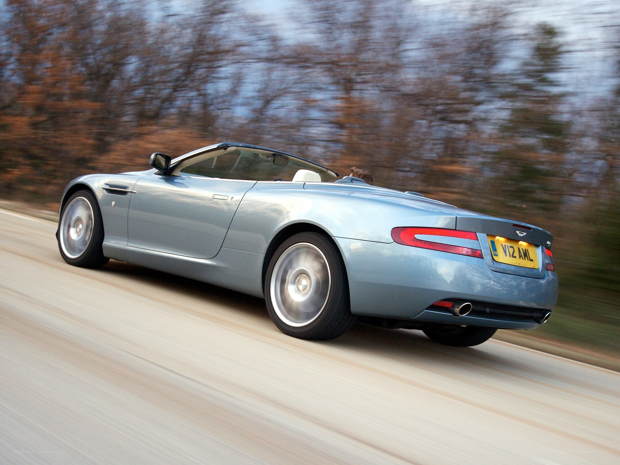 silver convertible sports car