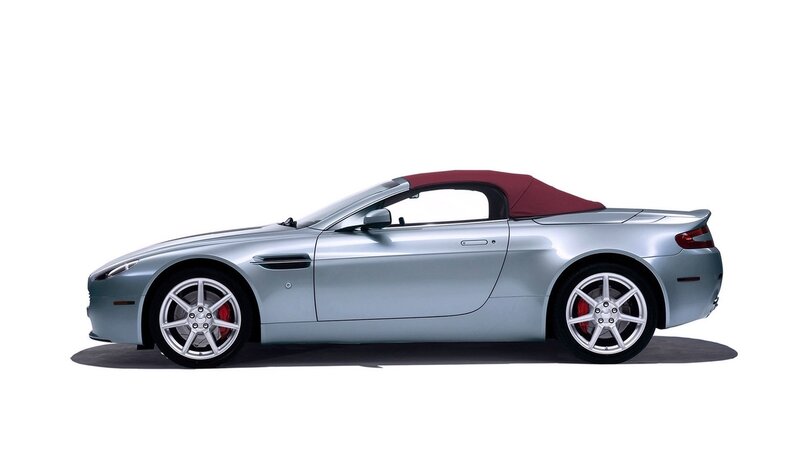 silver convertible sports car