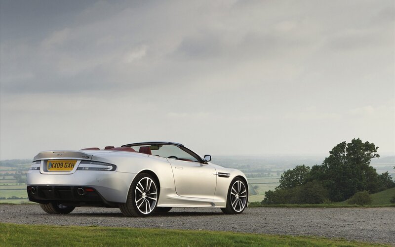 silver convertible sports car
