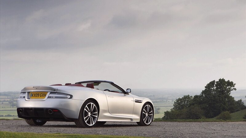 silver convertible sports car