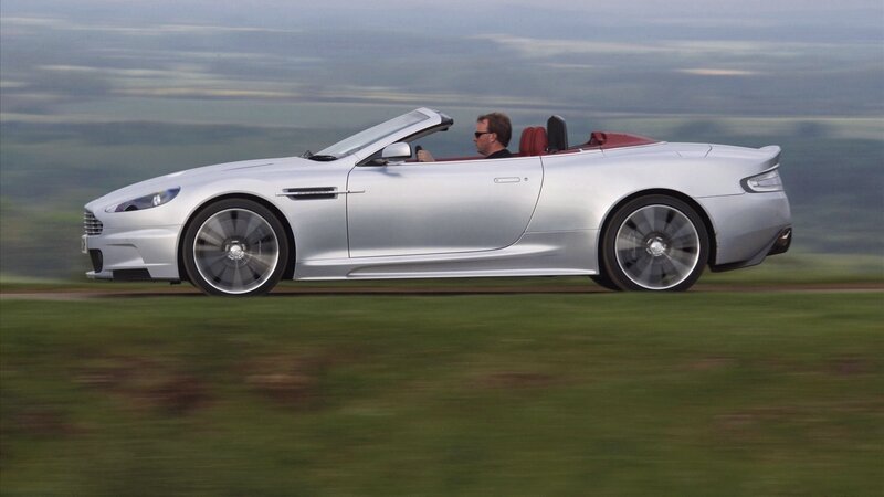 silver convertible sports car