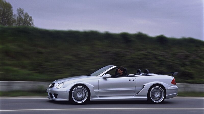 silver convertible sports car