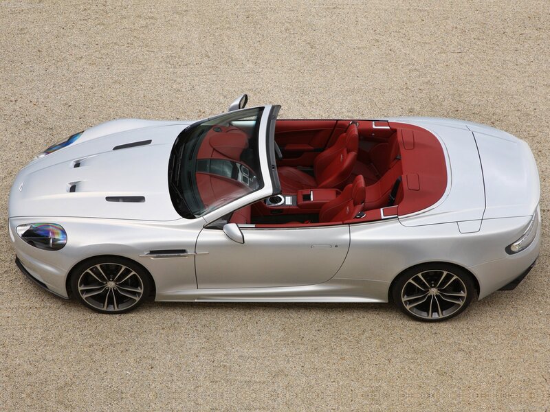 silver convertible sports car