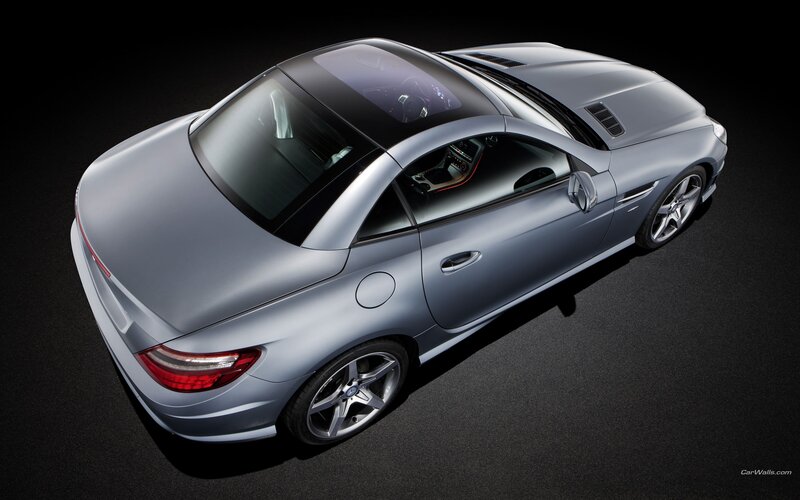 silver convertible sports car