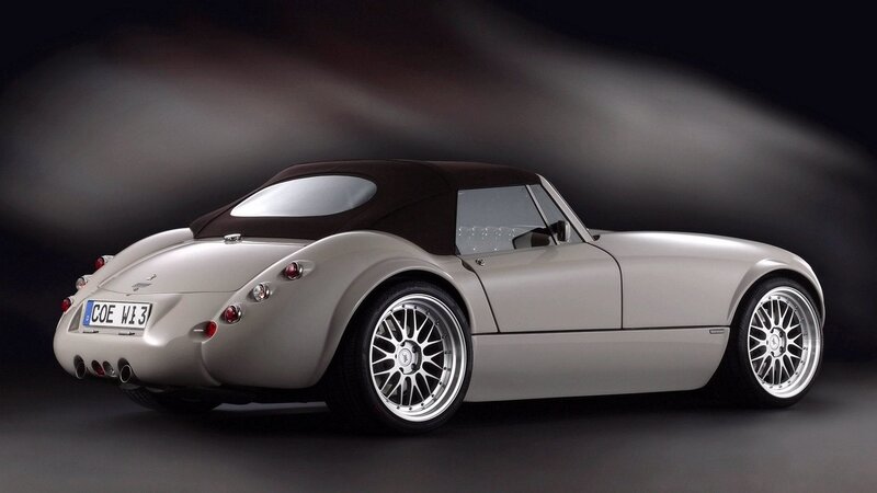 silver convertible sports car