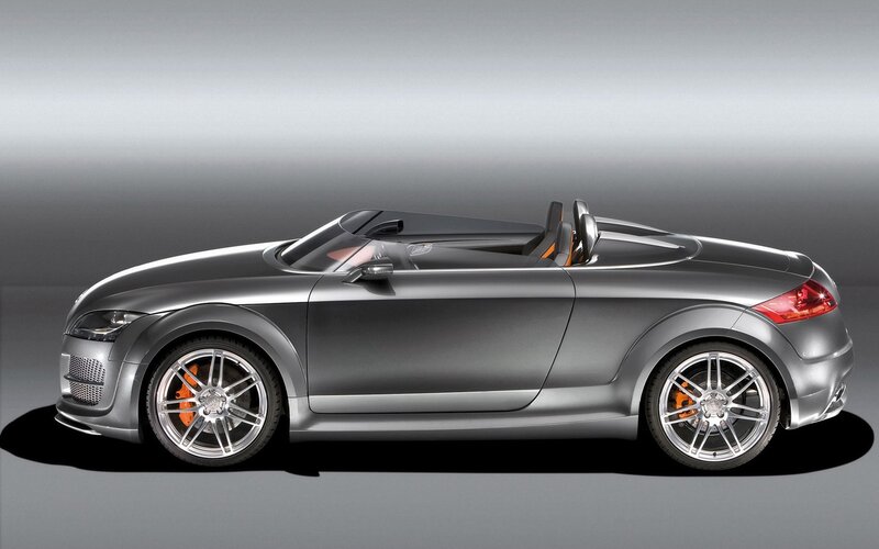 silver convertible sports car