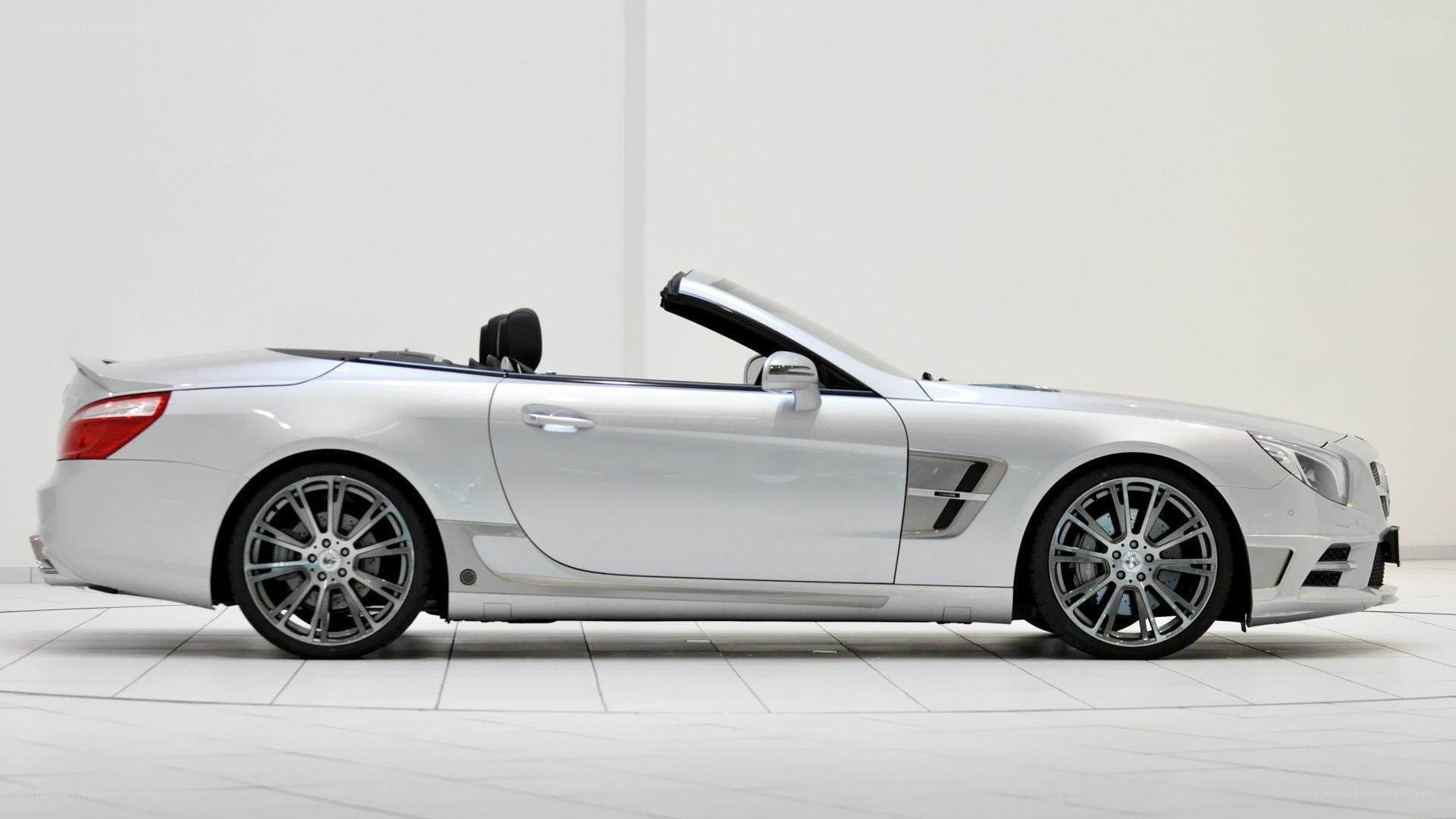 silver convertible sports car