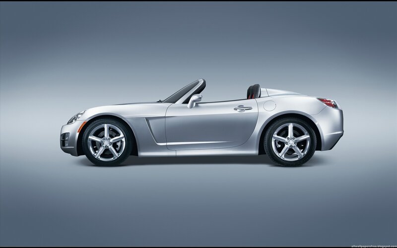 silver convertible sports car