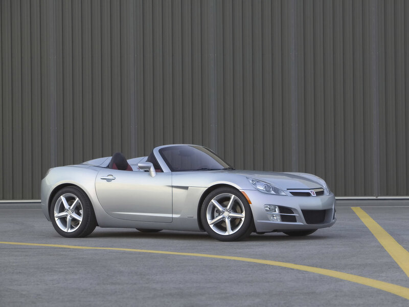 silver convertible sports car