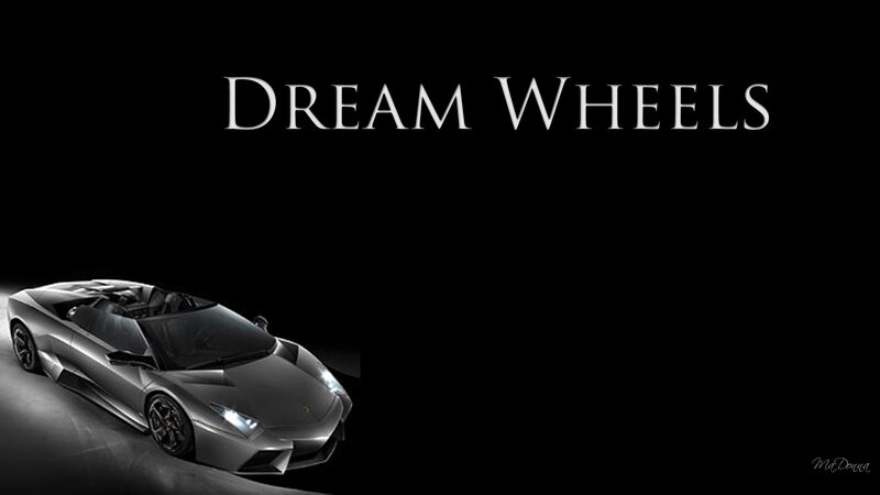 Silver Convertible Sports Car — Black