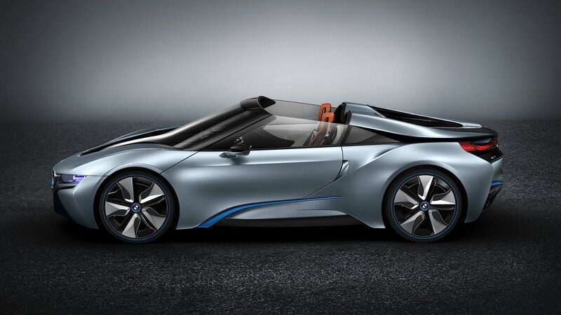 Silver Convertible Sports Car — Dramatic, 3d Render