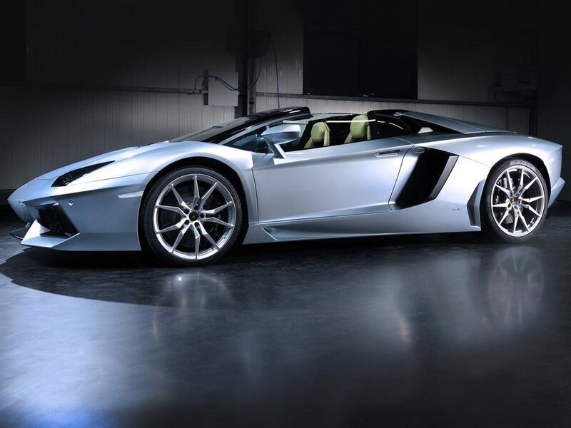 Silver Convertible Sports Car — Dramatic, Photograph, Car Interior