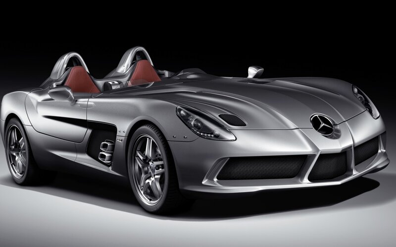 Silver Convertible Sports Car — Dramatic, Photograph, Red Seats, Chrome Wheels
