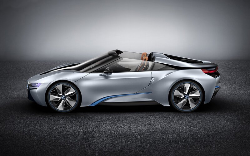 Silver Convertible Sports Car — Dramatic, Photograph, Wheel