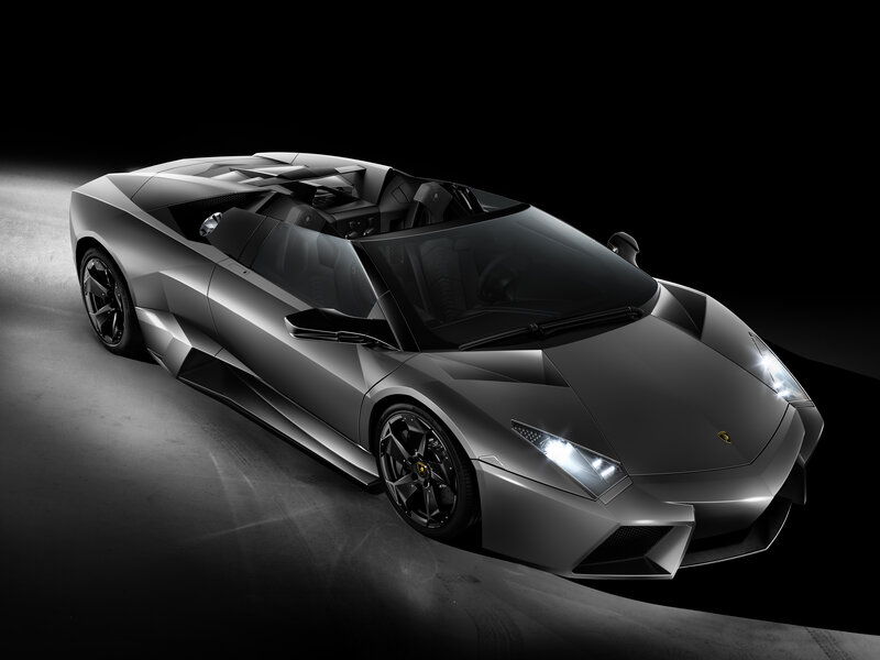 Silver Convertible Sports Car — Gray, Dramatic, Photograph, Headlights