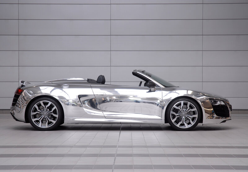 Silver Convertible Sports Car — Neutral, Photograph, Tire