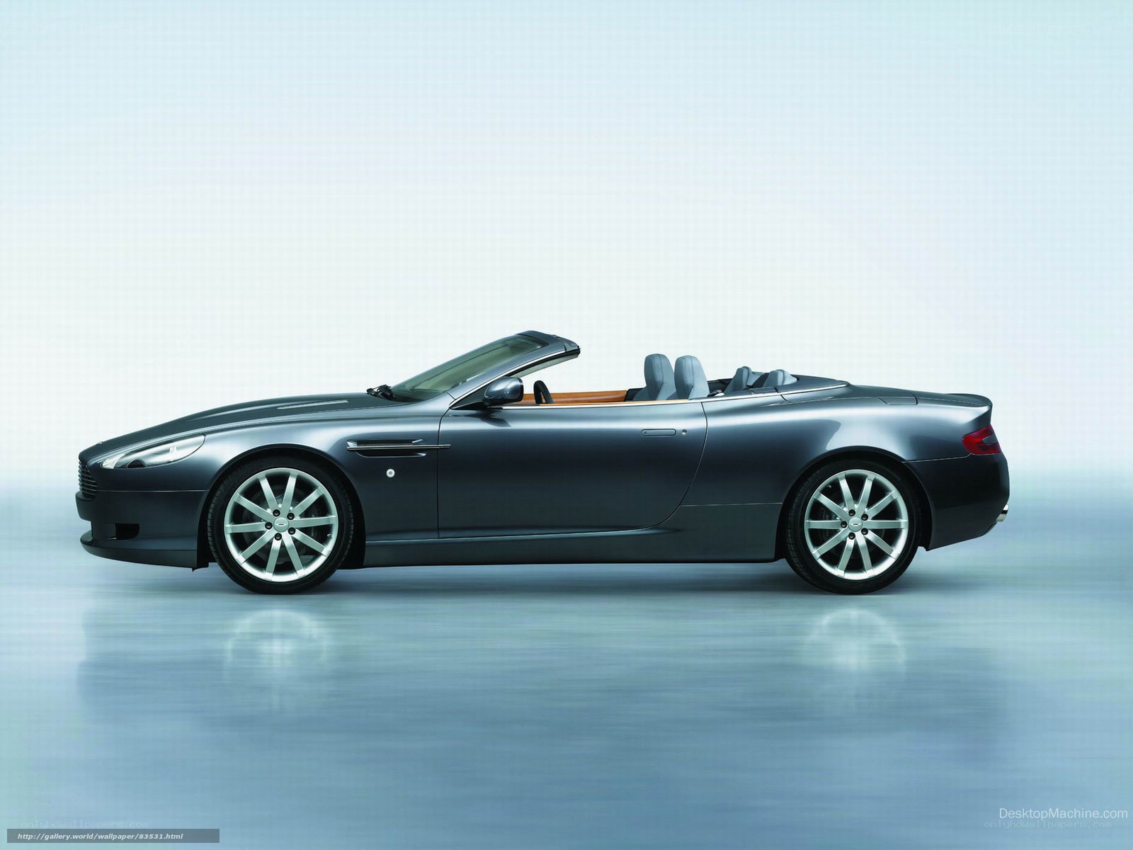 silver convertible sports car