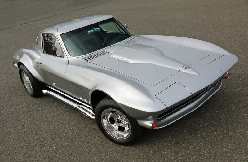 Silver Corvette C2