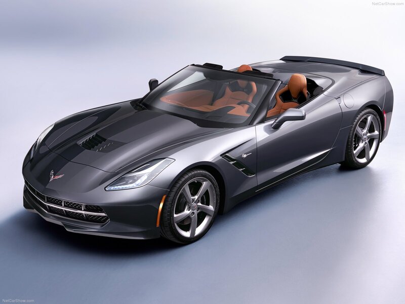 Silver Corvette Convertible — Gray, Neutral
