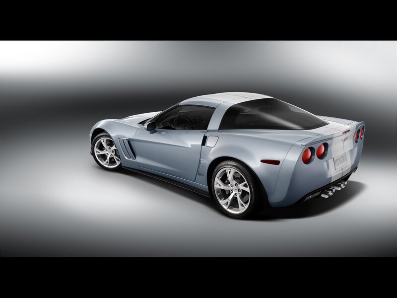 Silver Corvette Coupe