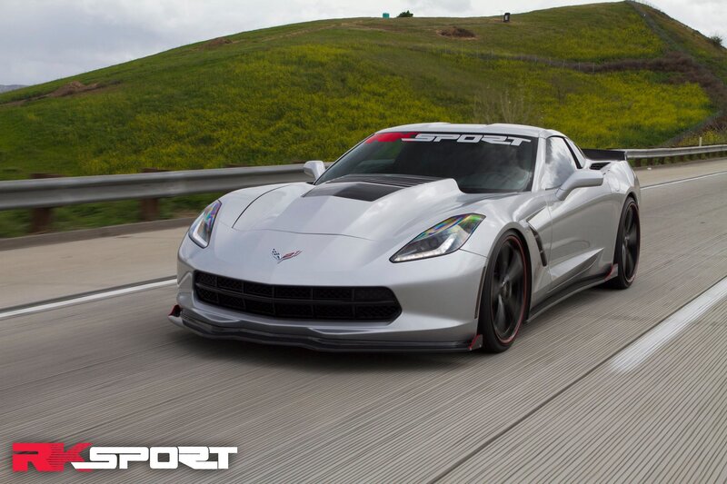Silver Corvette on Road